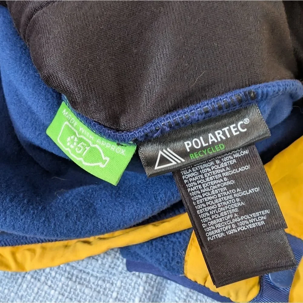 RARE! North Face Denali Jacket  Men's S Blue/Gold Naval Academy NWT Dead stock